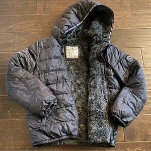Boys Black Abercrombie Coat